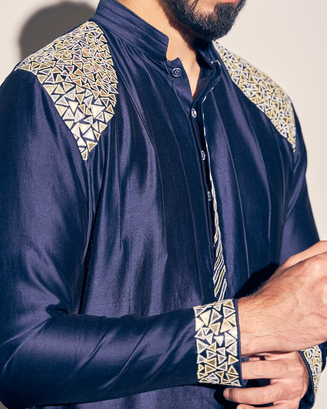 Power Leather Kurta Set