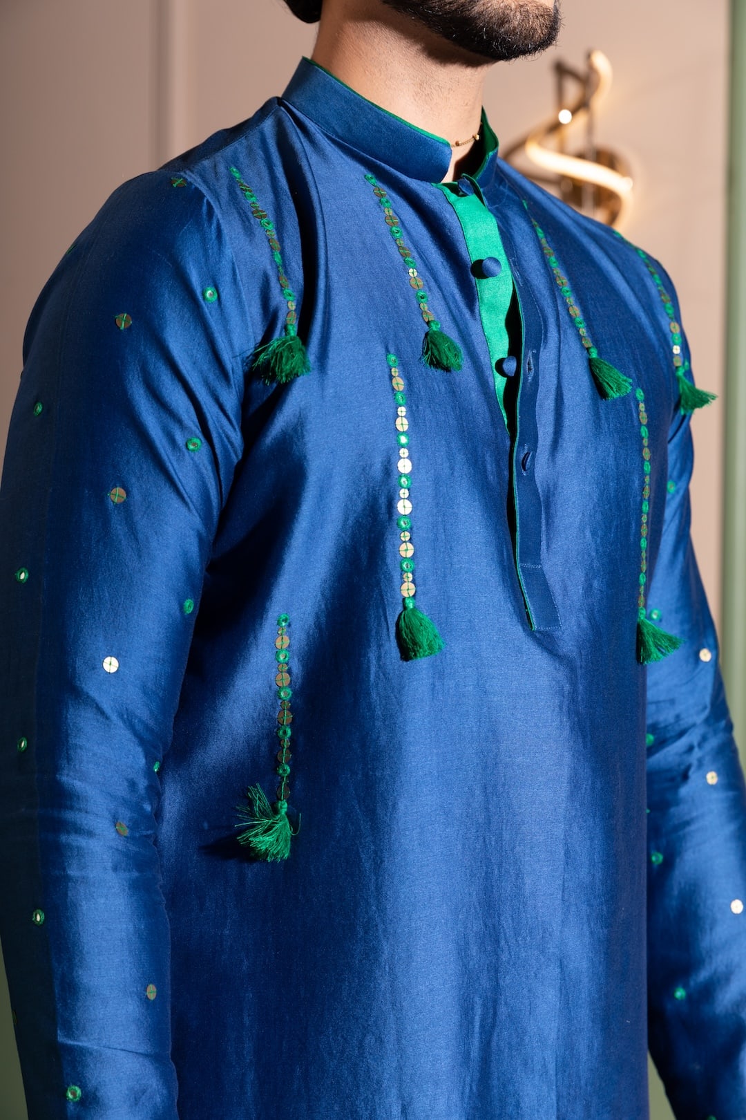 Tassle Drop Kurta Set