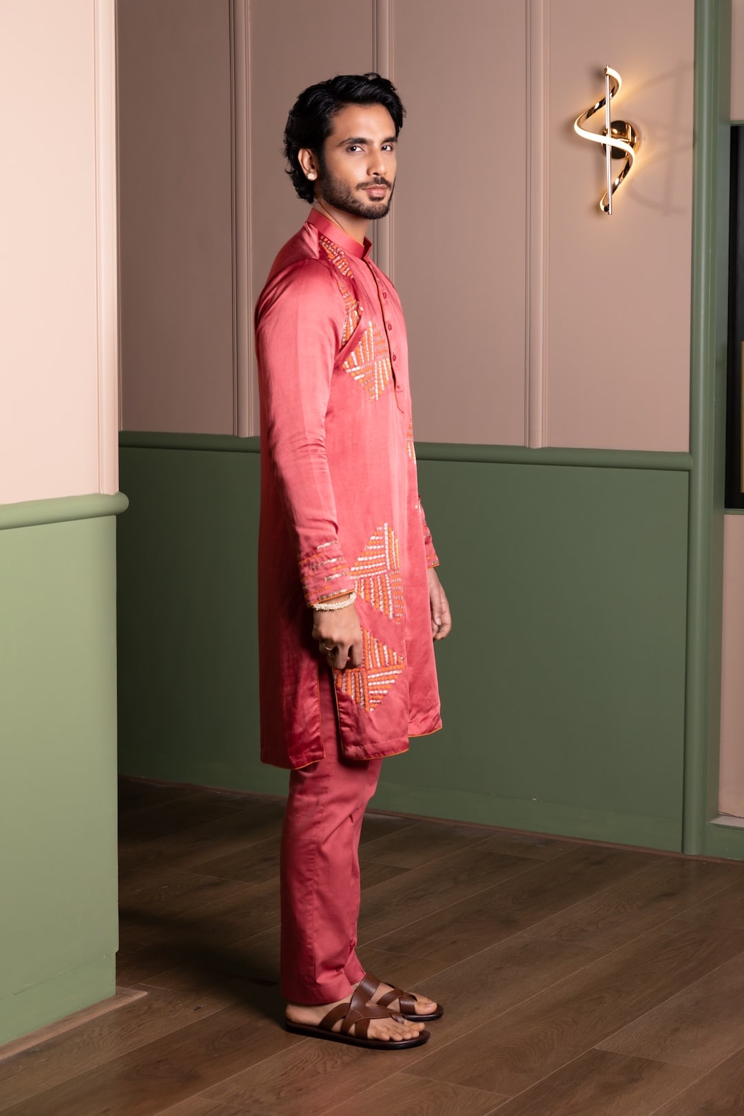 Blocks Kurta Set