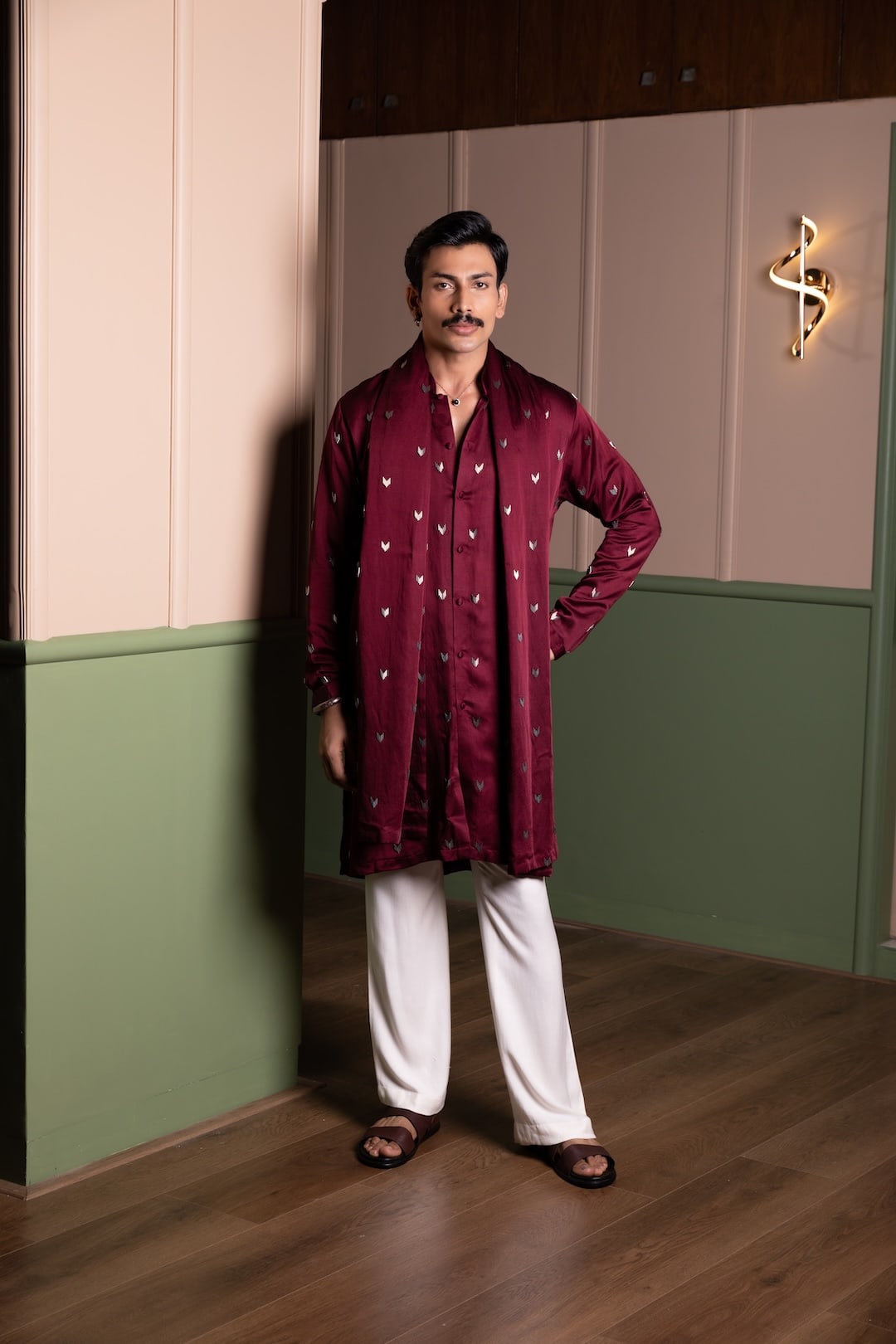 Fly Kurta With Stole Set