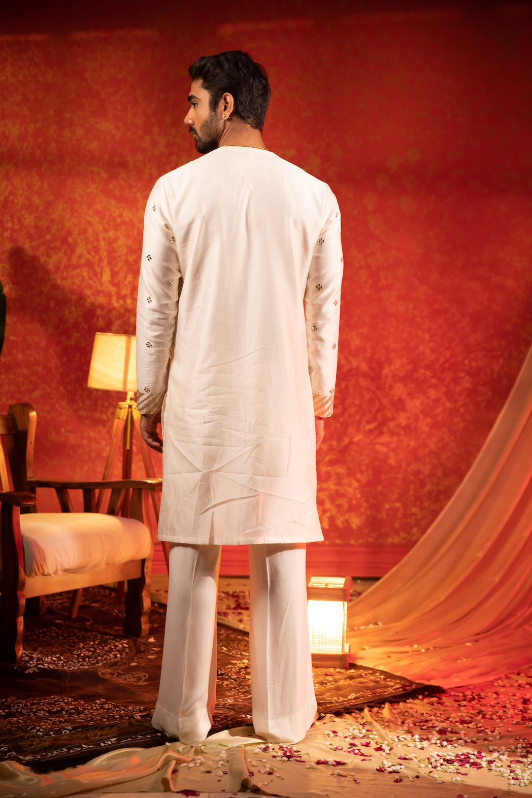 Banarasi Yoke Kurta Set