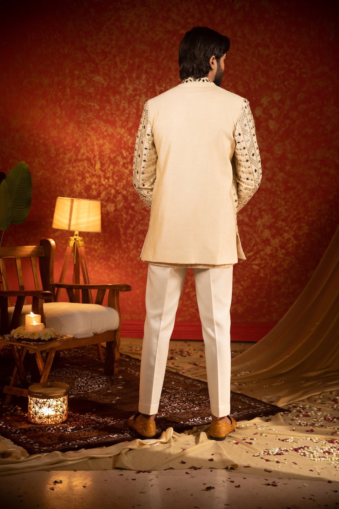 Mirror Burst Open Jacket Set