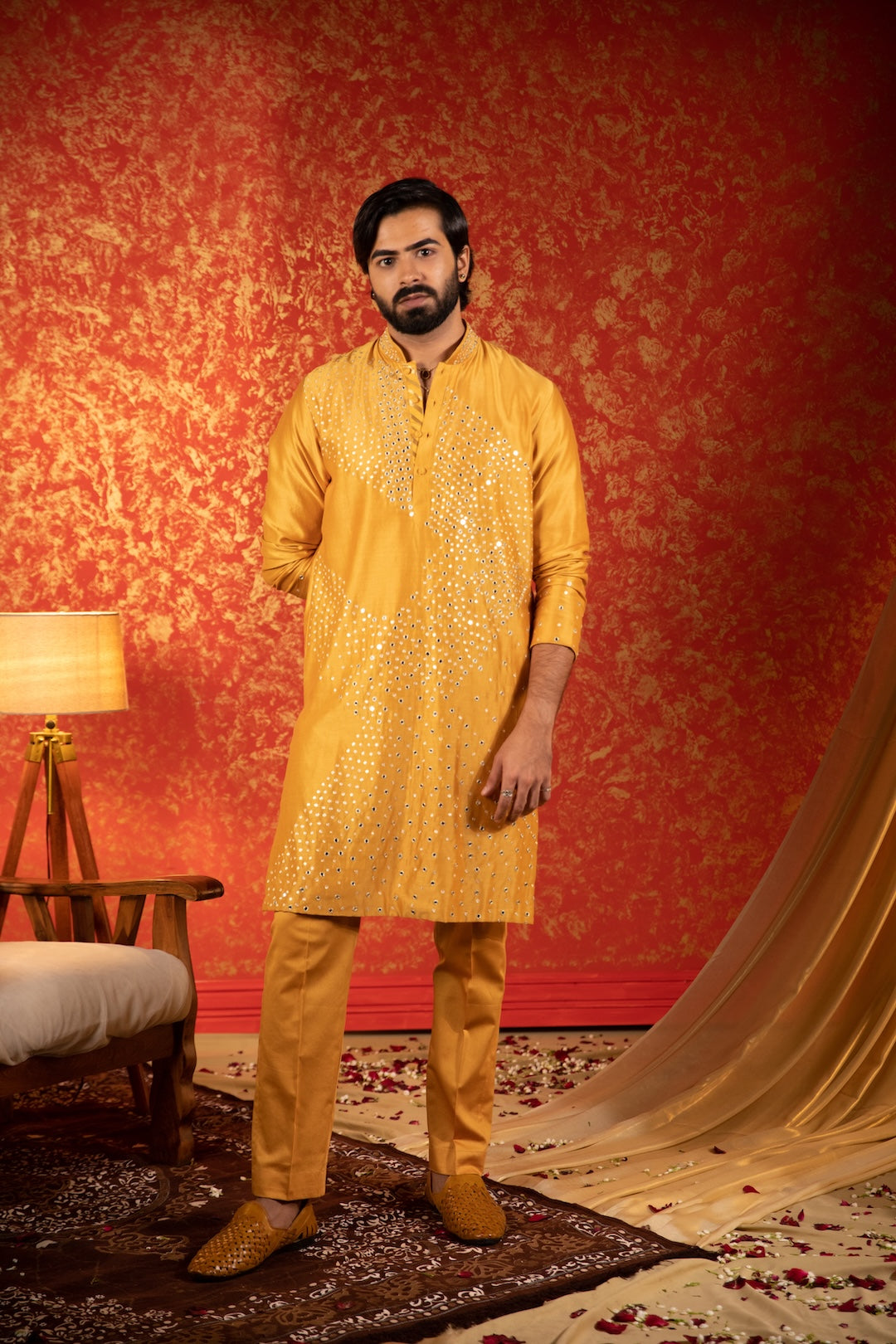 Zigzag Mirror Kurta Set