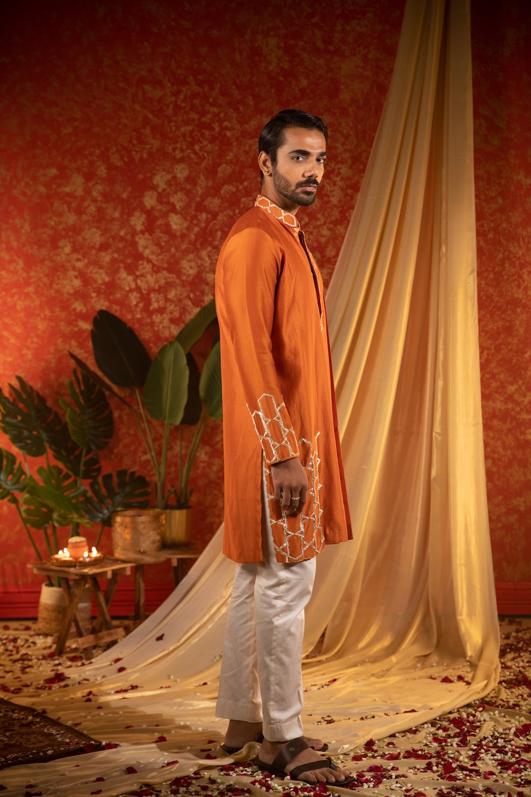Honeycomb Mock Kurta Set