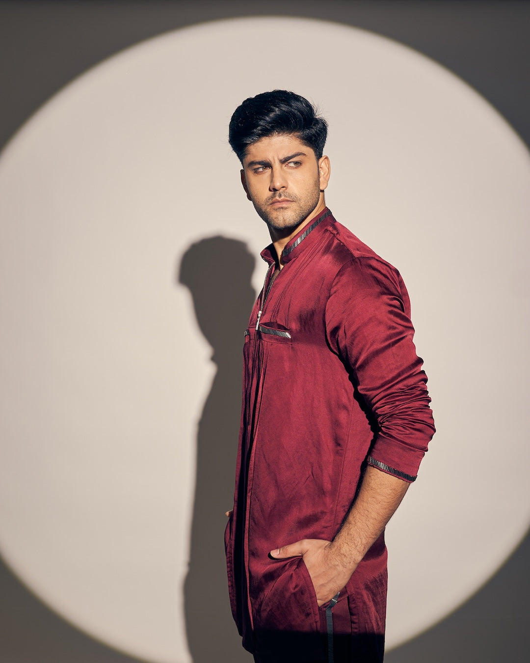 Zipper Kurta Co-ord Set