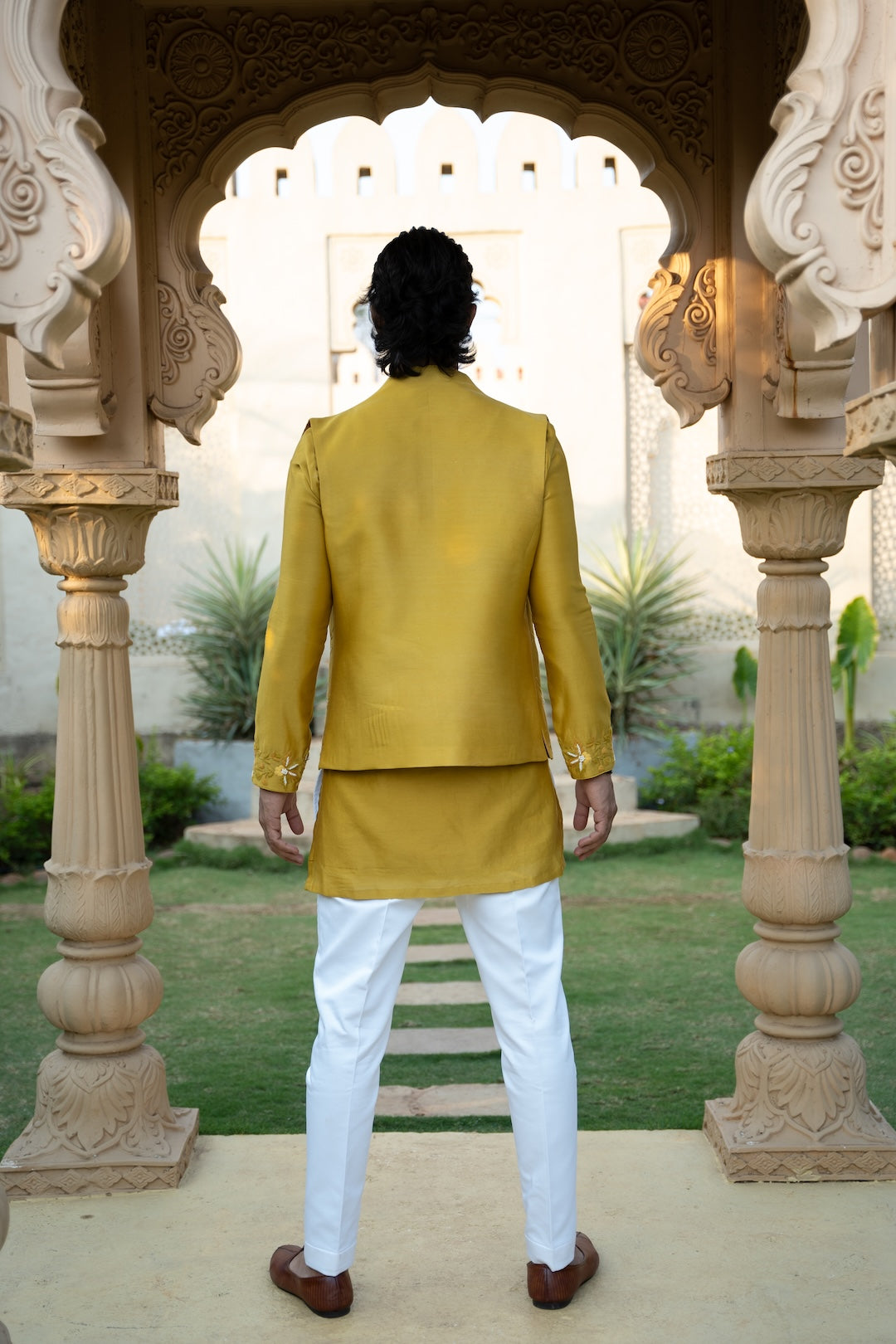 Mustard Shades Of Summer Bandi Set