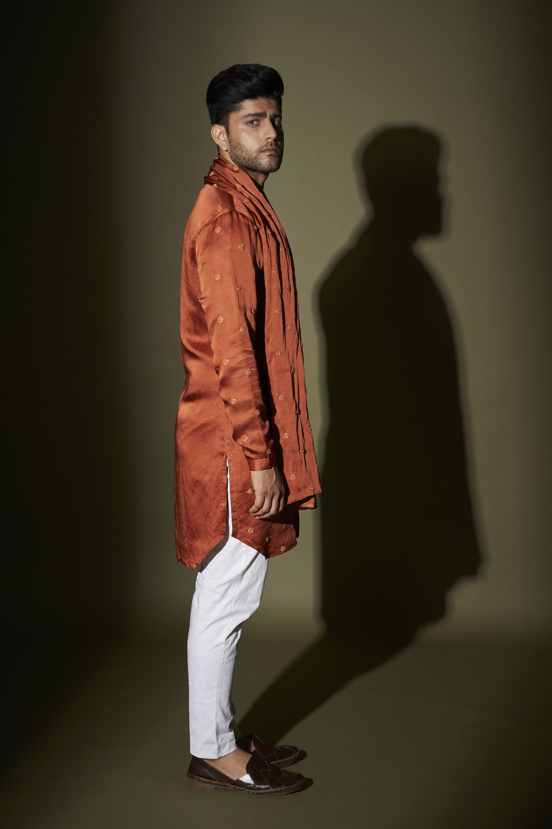 Square Web Bandi Kurta Set