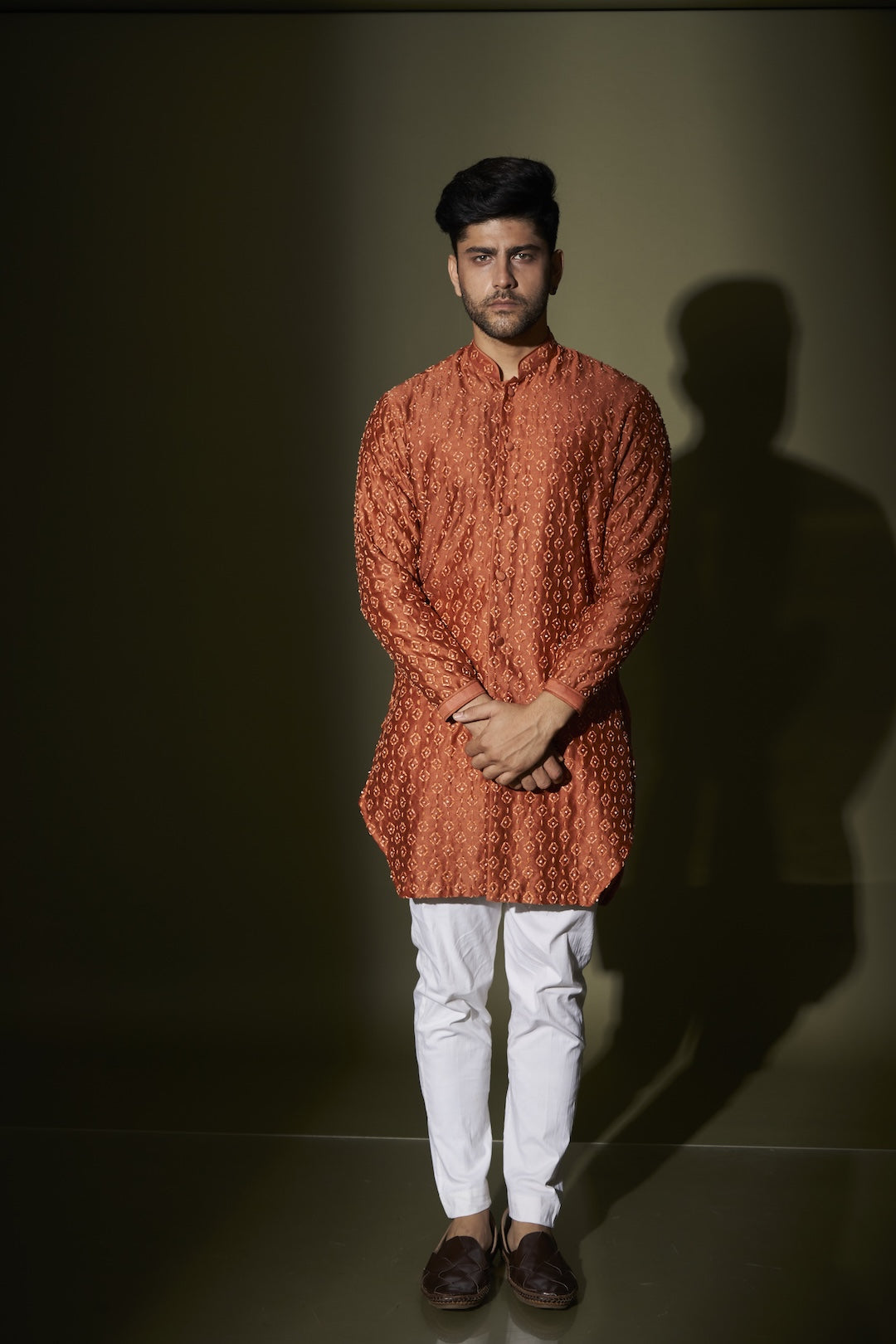 Square Buti Overall Kurta