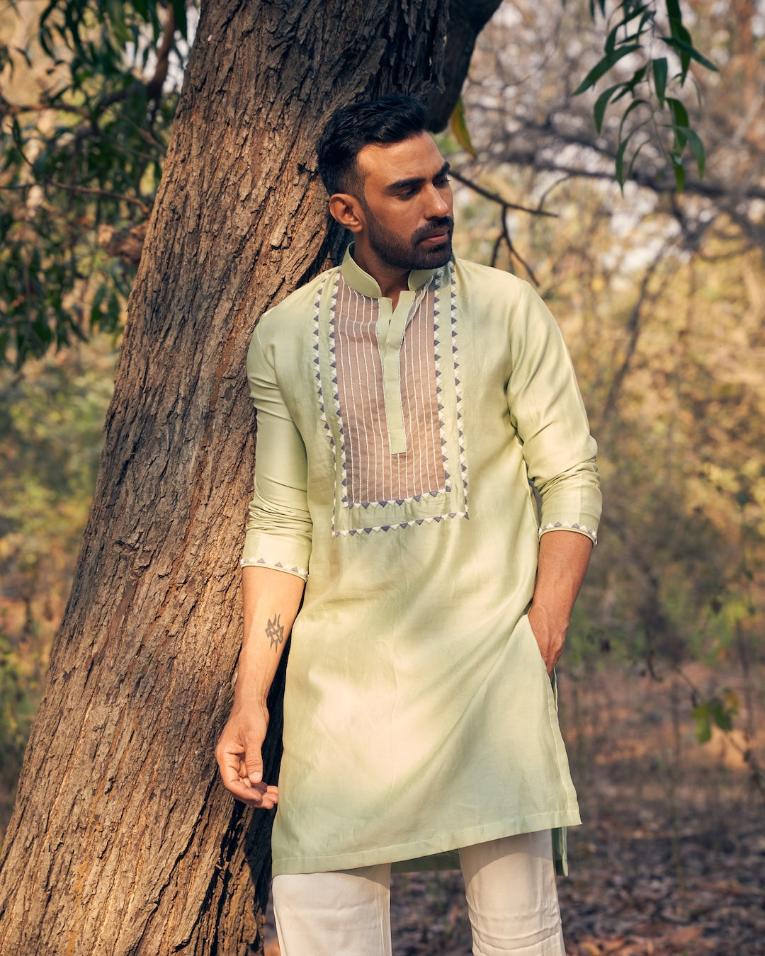 Sheer Kurta Set