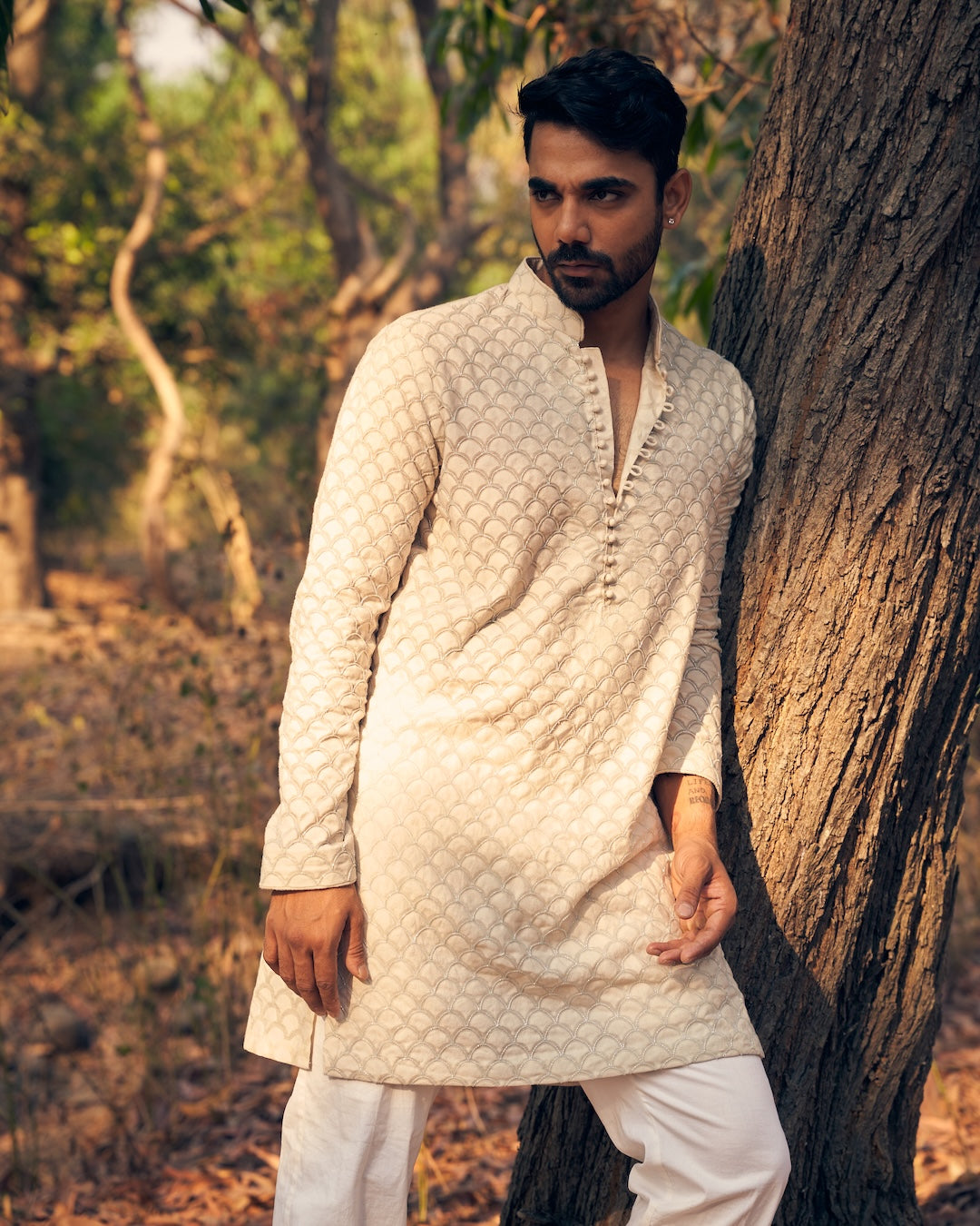 Scallop Kurta Set