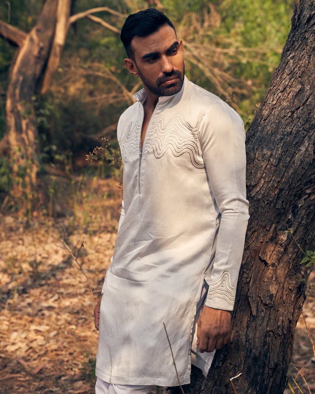 Waves Bomber Kurta Set