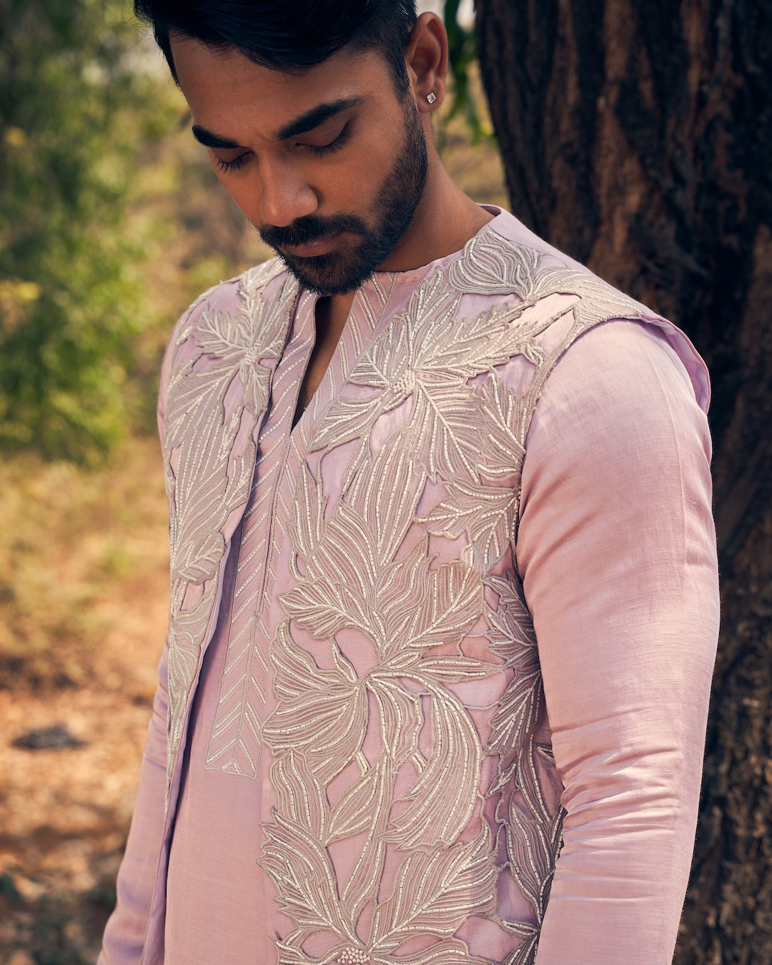 Cutwork Kurta Bandi Set