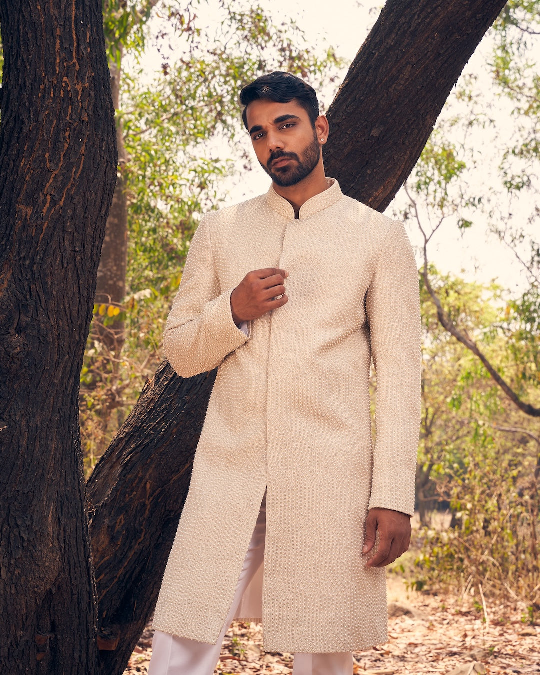 Art Deco Sherwani Set