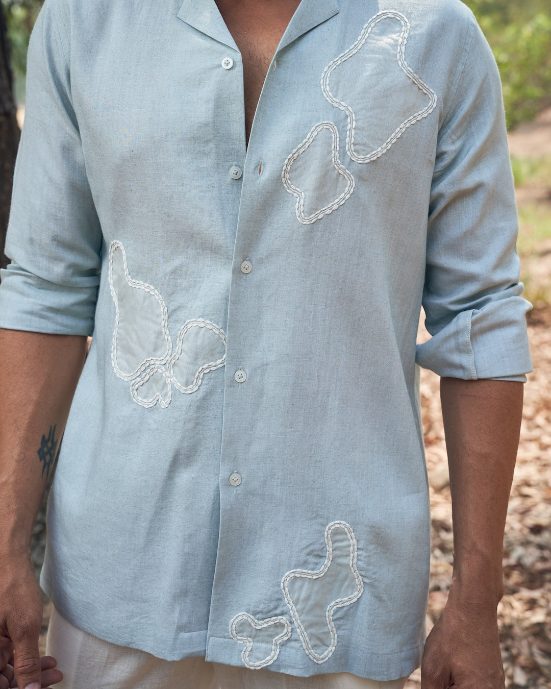 Amoeba Linen Shirt