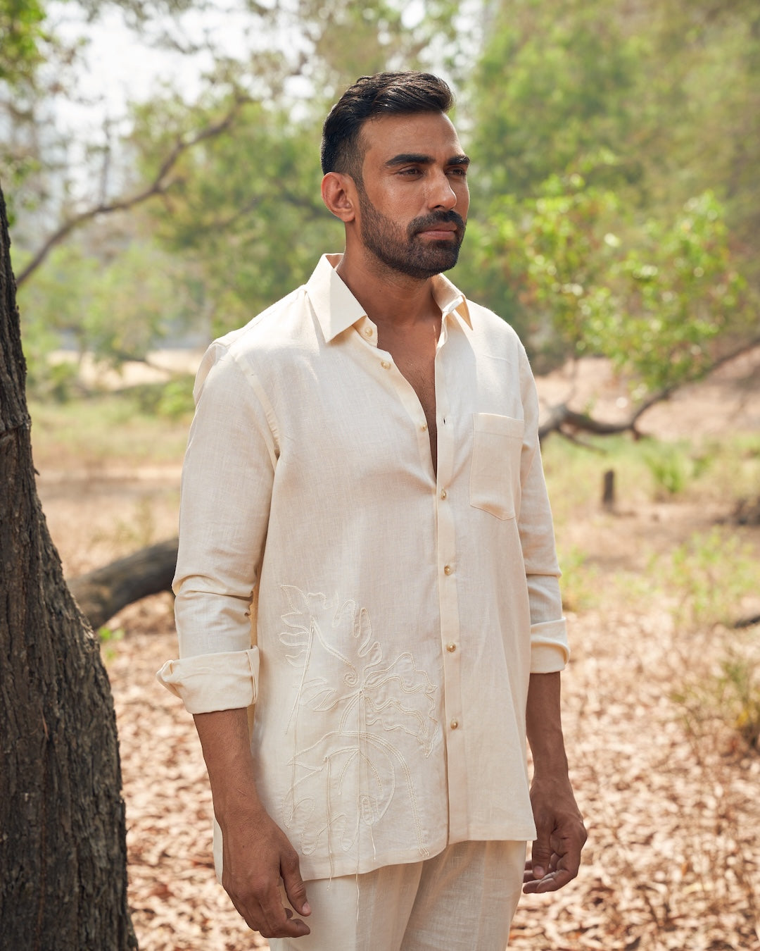 Tassle Linen Shirt