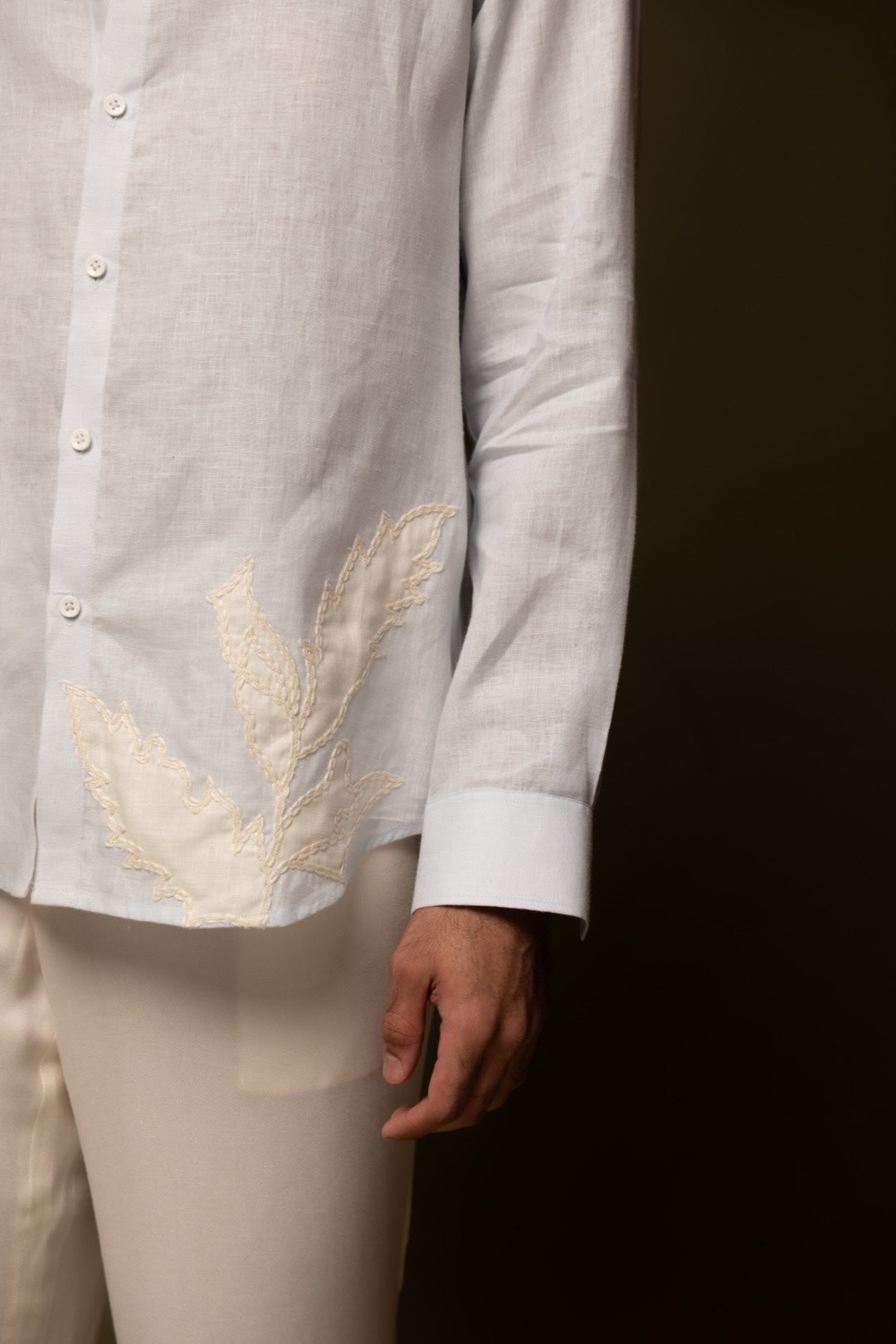 Maple Leaf Linen Shirt