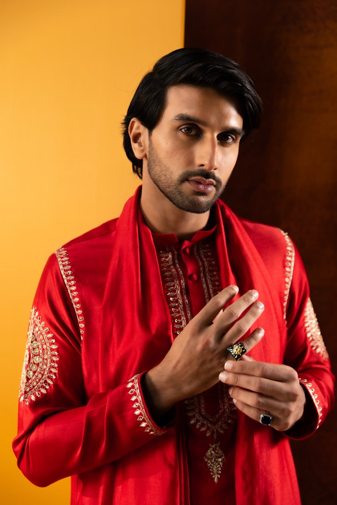 Sabya Kurta Stole Set