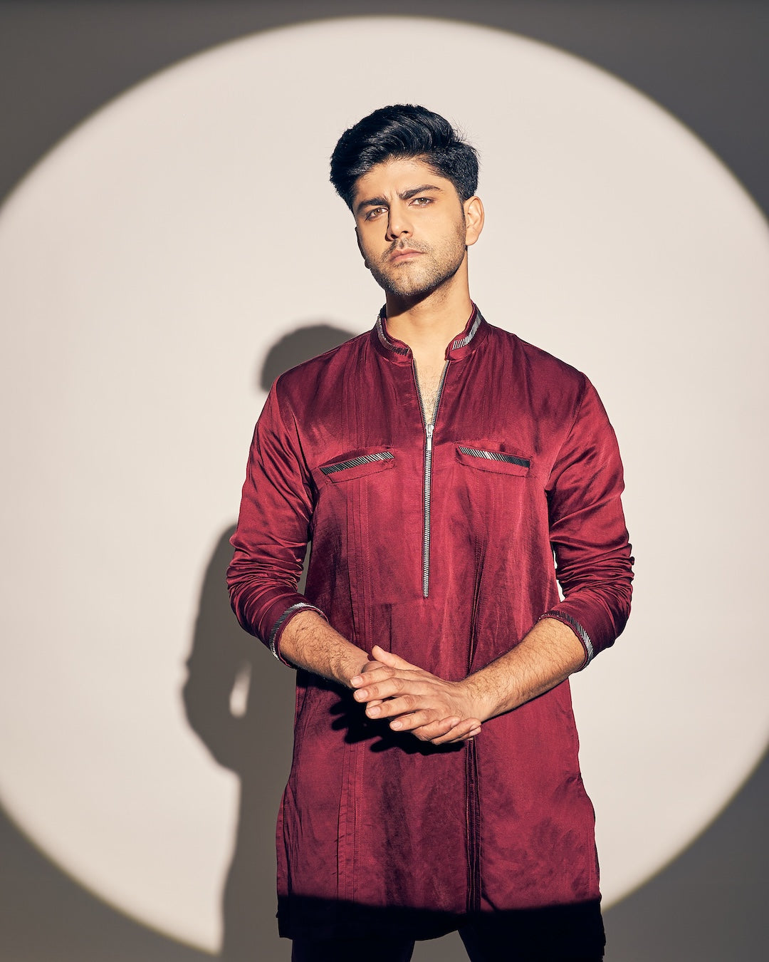 Zipper Kurta Co-ord Set