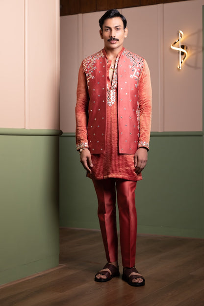 Lightening Kurta Bandi Set 