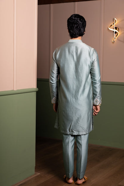 Leather Armour Kurta Set