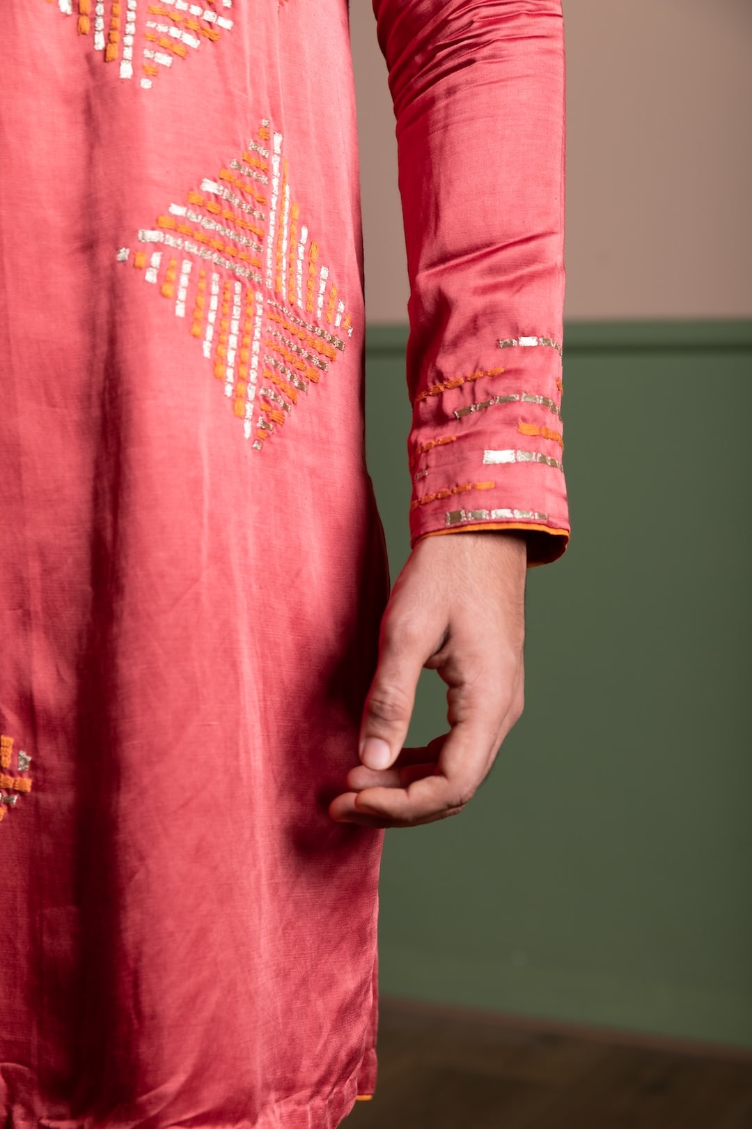 Blocks Kurta Set