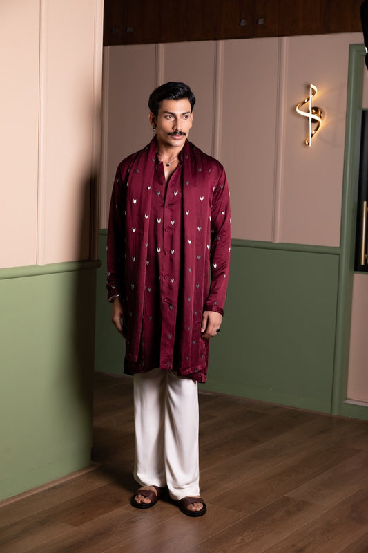 Fly Kurta With Stole Set