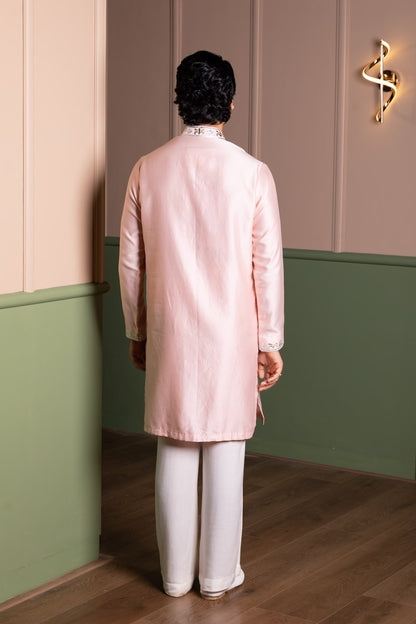 Royal Leather Kurta Set