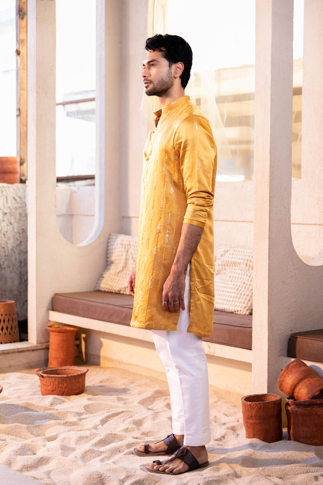 Sequin Rainfall Kurta Set