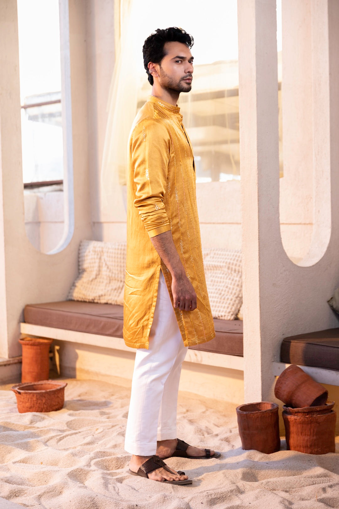 Sequin Rainfall Kurta Set