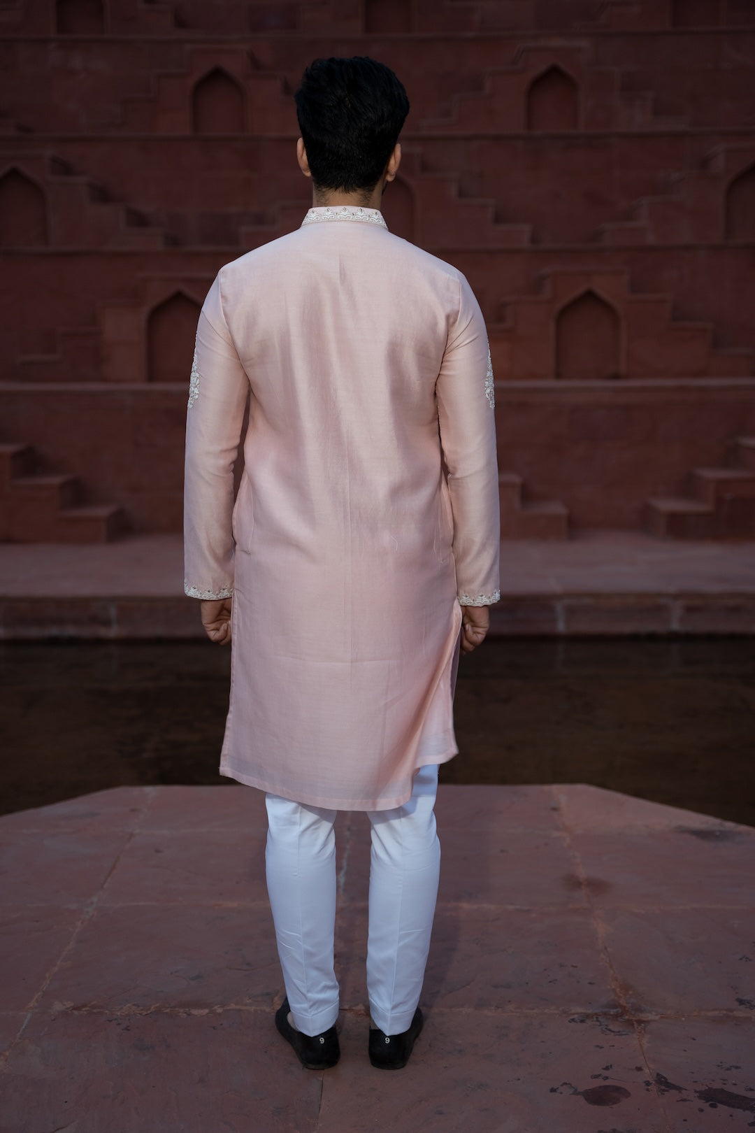 Powder Pink Majestic Kurta