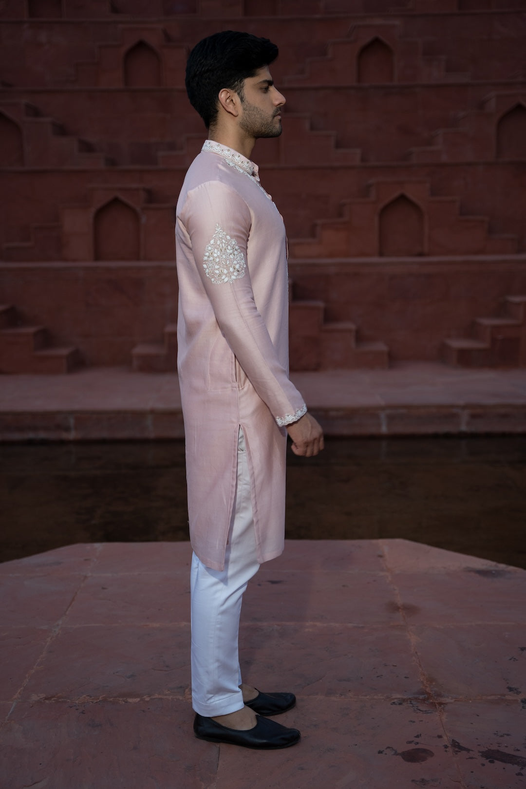 Powder Pink Majestic Kurta