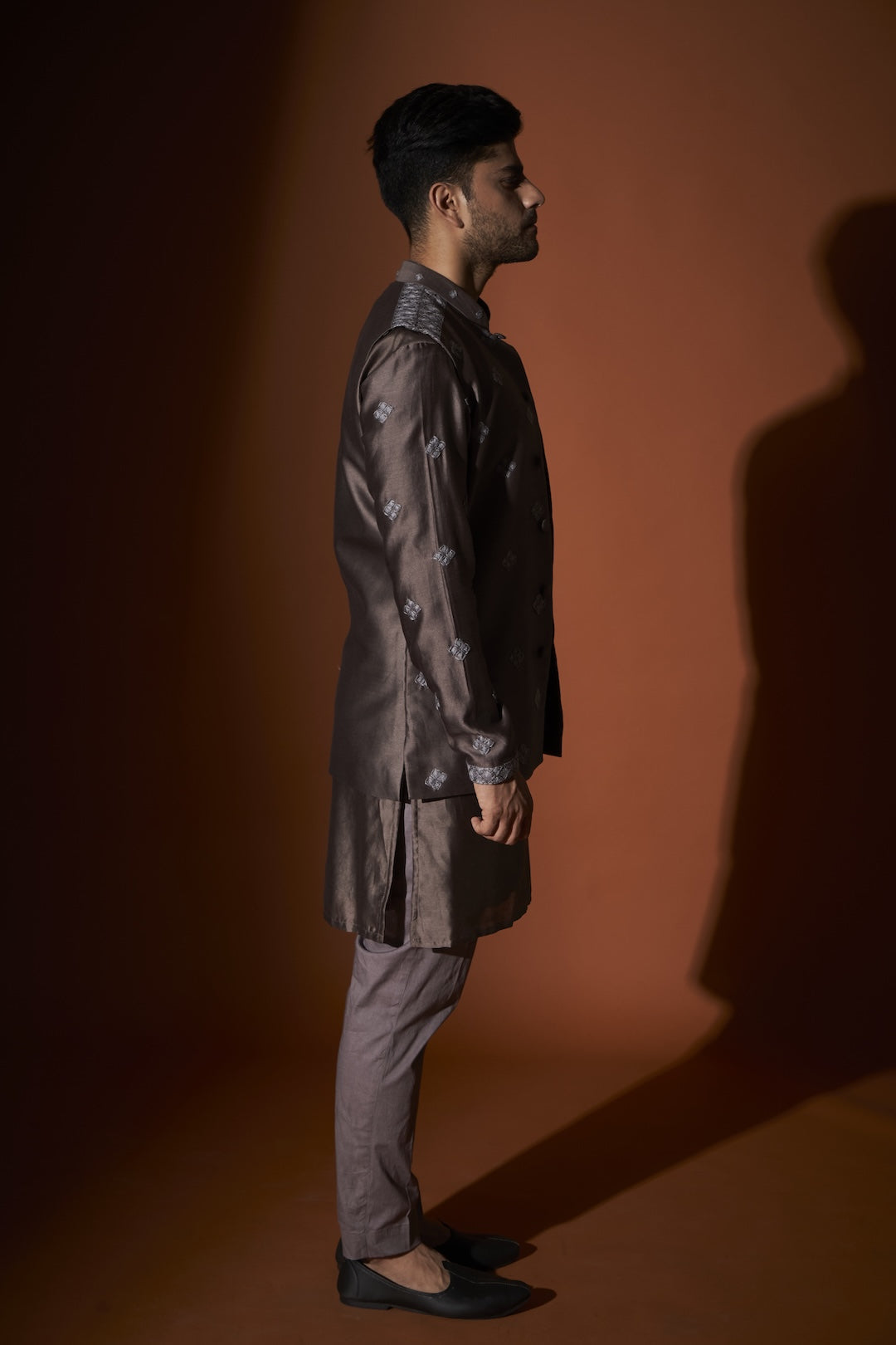 Shoulder Detail Kurta Bandi Set