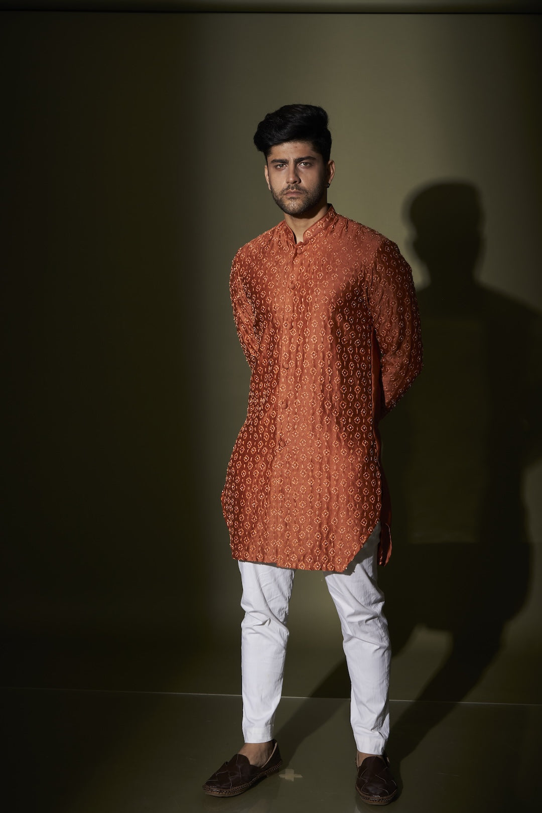 Square Buti Overall Kurta