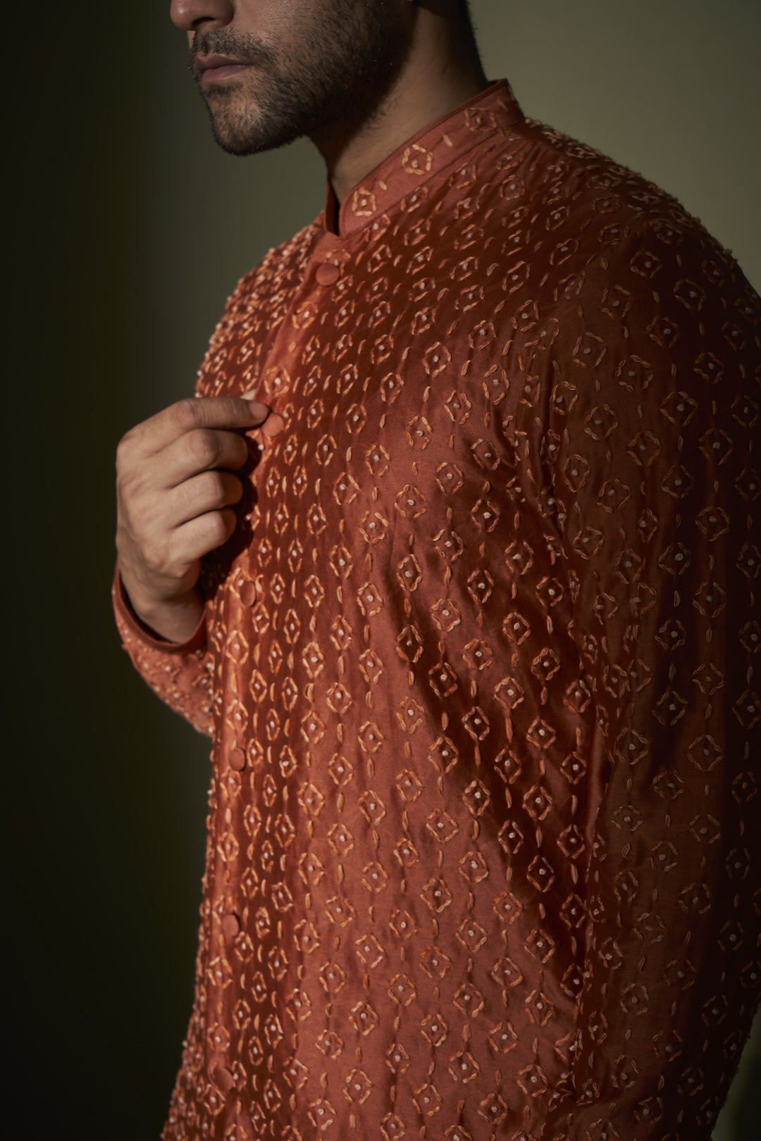 Square Buti Overall Kurta