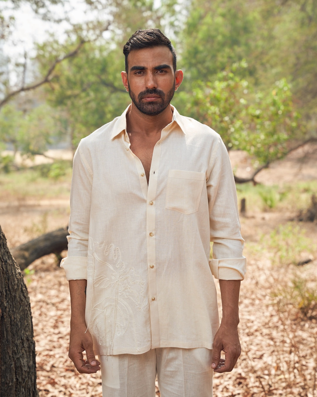 Tassle Linen Shirt