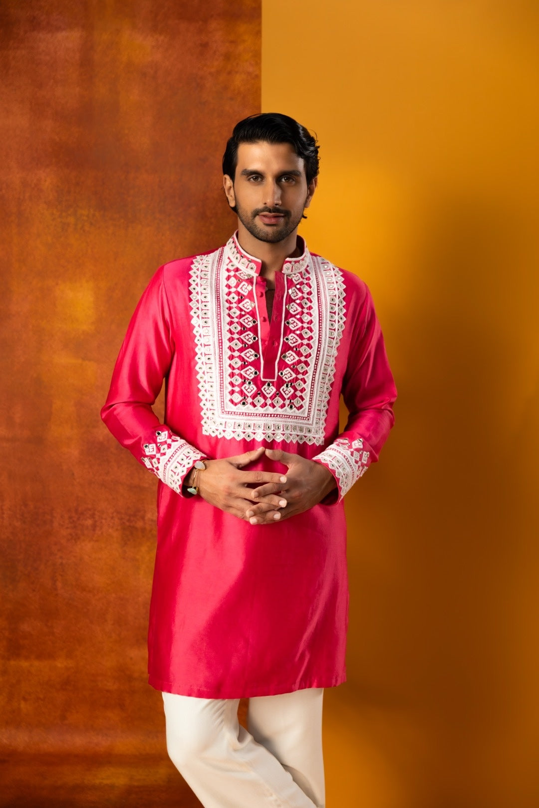 Square Yoke Kurta Set