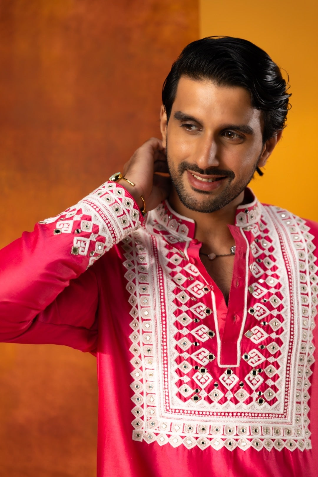 Square Yoke Kurta Set