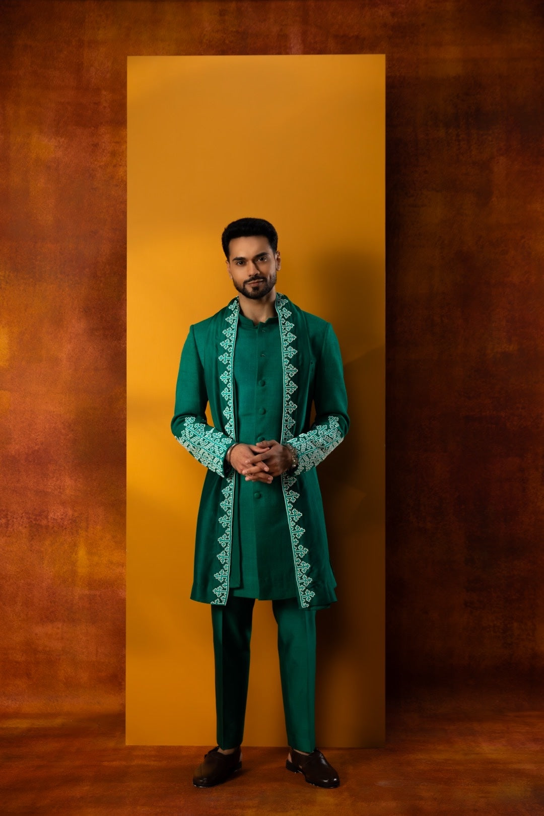 Paan Sherwani Set