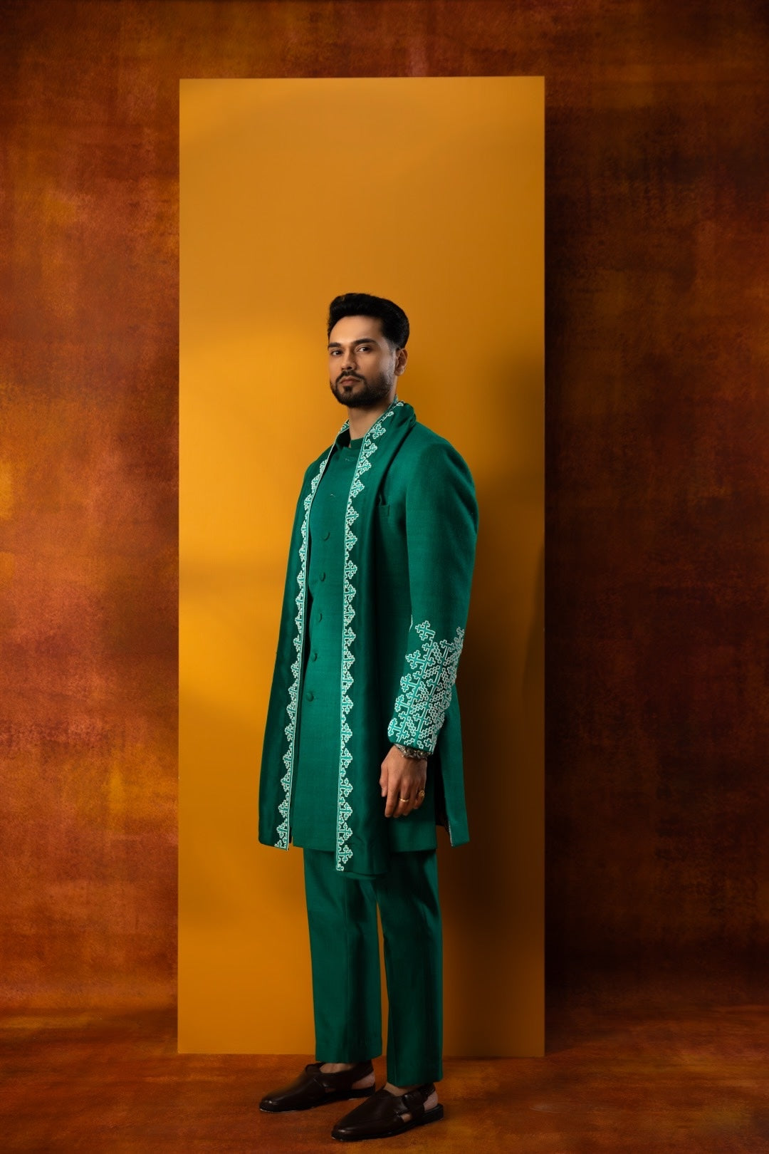 Paan Sherwani Set
