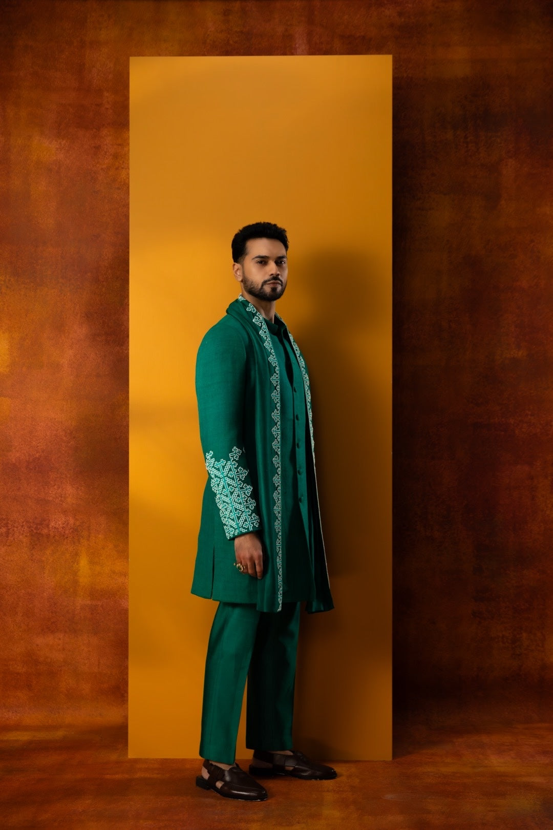 Paan Sherwani Set