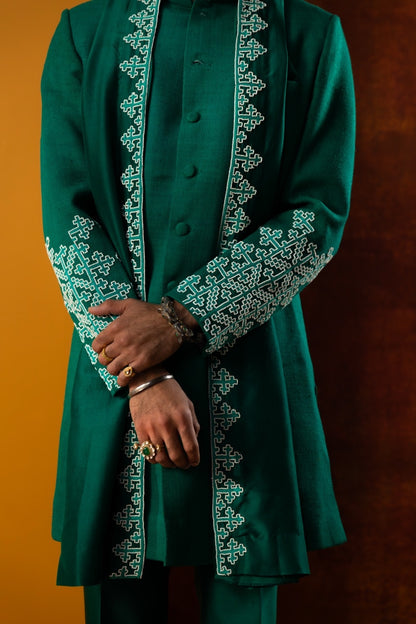 Paan Sherwani Set