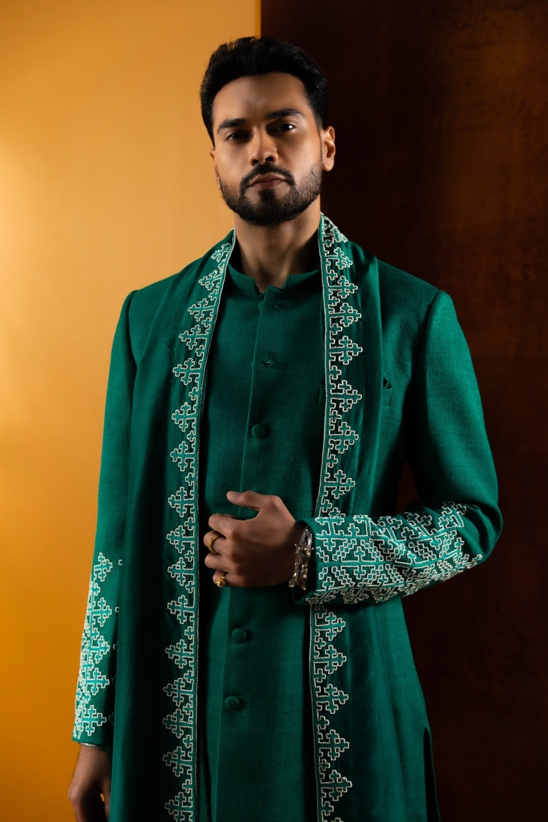 Paan Sherwani Set