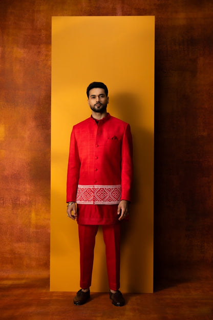Pearl Daaman Bandhgala Set