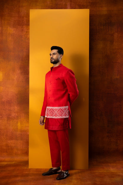 Pearl Daaman Bandhgala Set