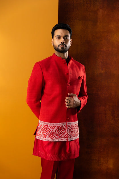 Pearl Daaman Bandhgala Set