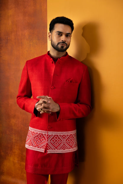 Pearl Daaman Bandhgala Set