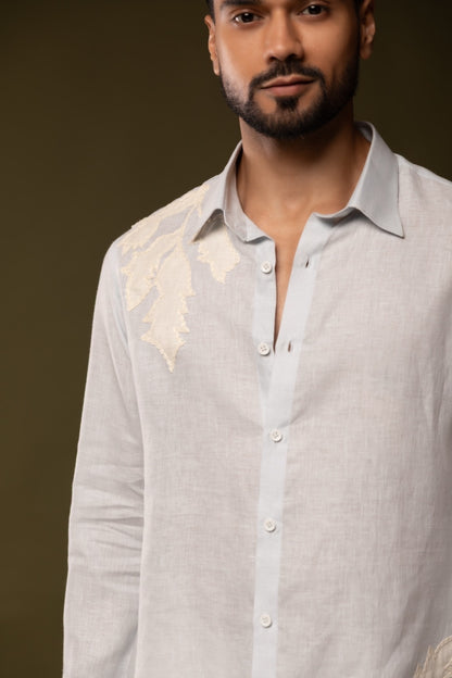 Maple Leaf Linen Shirt