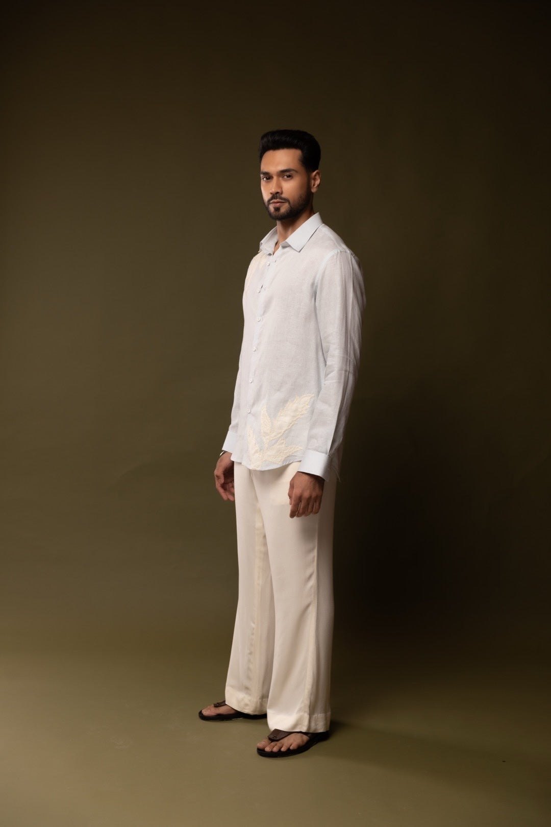 Maple Leaf Linen Shirt