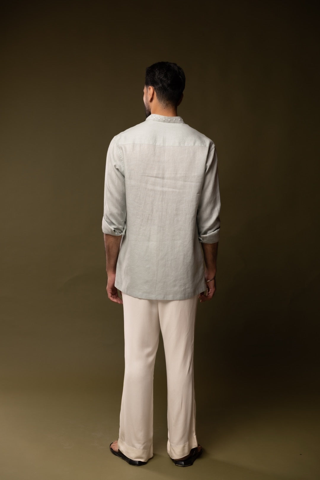 Chessboard Linen Shirt