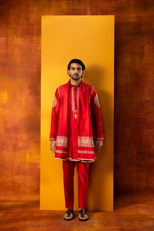 Sabya Kurta Stole Set